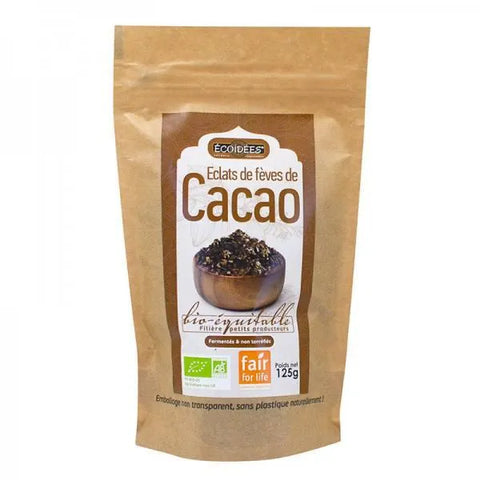 Eclats de fèves de Cacao Bio-Ecoidées