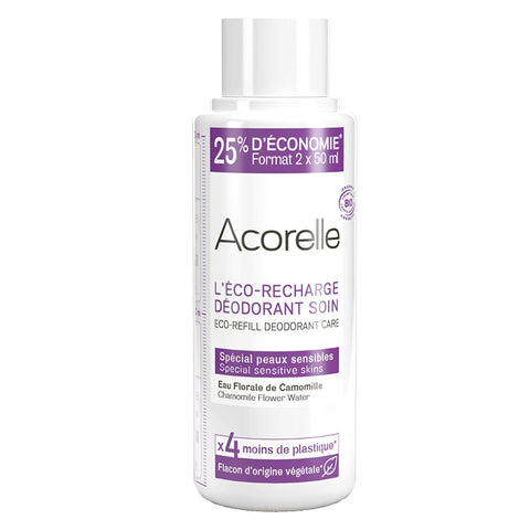 Eco-Recharge Organic Roll-on Deodorant-Special Sensitive Skin-100ml-Acorelle