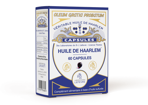 Huile de Haarlem - 30 ou 60 capsules - Lefevre