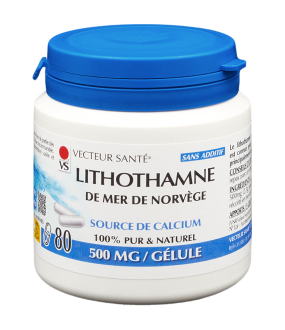 Lithothamne noruego-80 cápsulas-Vector de salud