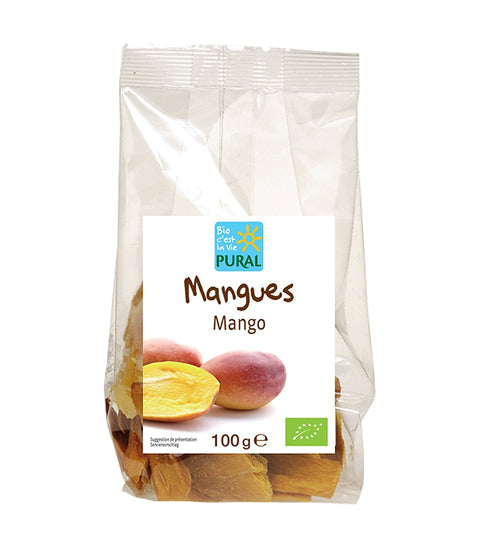 Organic dried mangoes-100g-Pural