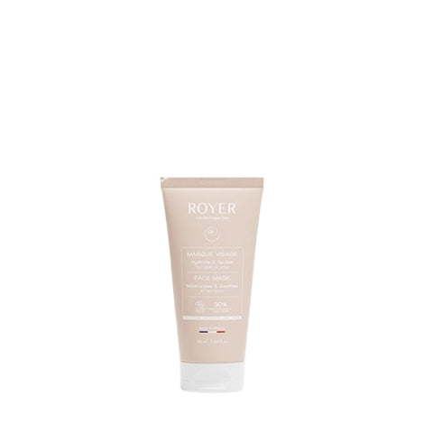 Tube Masque Visage à la Bave d'Escargot Bio 50ml Royer Cosmétique, soin hydratant et éclat bio.

