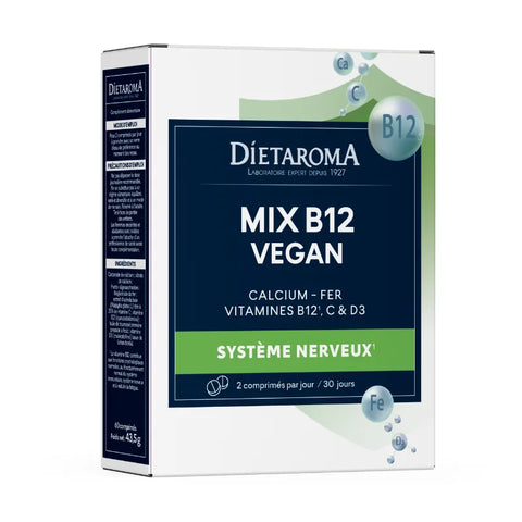 MIX B12-Vegan-60 comprimés-Dietaroma