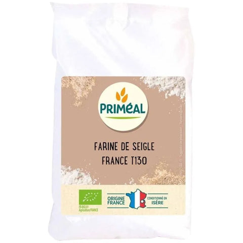 Farine de Seigle Bio T130-500g-Priméal