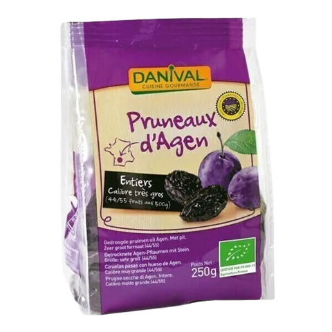 Organic Agen prunes large caliber-500g-Danival