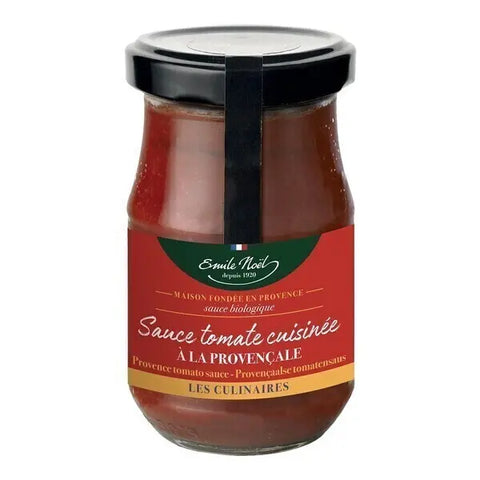 Cooked organic tomato sauce Provençale-190g-Emile Noël