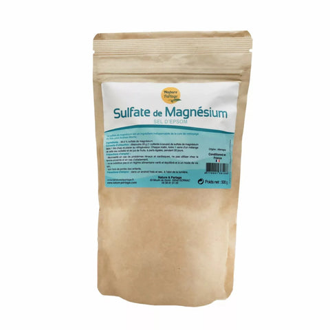 Sel d'Epsom à boire-(sulfate de magnésium)-500g- Nature et partage