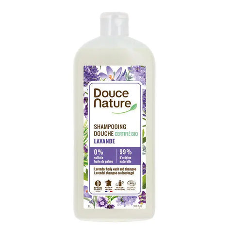 Lavender shower shampoo-1L-Douce Nature