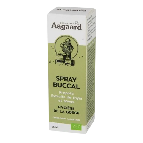 Spray Bucal de Propóleo para la higiene de la garganta - 15 ml - Aagaard