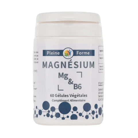 Magnesio y B6-600 mg-60 cápsulas-forma completa