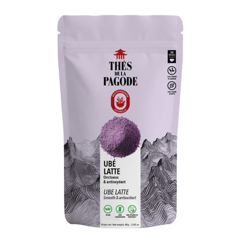 Ubé Latte 80g Thés de la Pagode | Igname violette, sans caféine, vegan