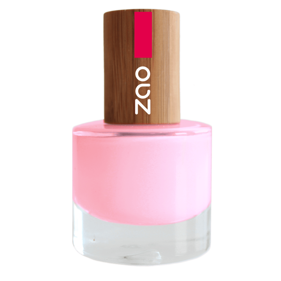 Vernis à ongles Bio - 654 Rose bonbon- 8 ml - Zao Make-up - Boutique Pleine-Forme 