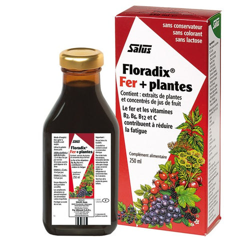 Floradix - Fer + Plantes - 500 ml-Salus - [shop_name1. Phytospagyrie N°15  Stimulant physique et mental -300ml-Vecteur energy]