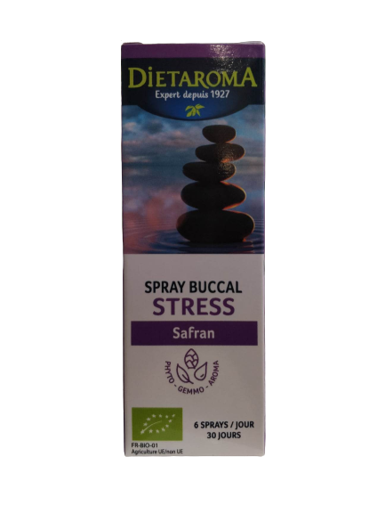 Spray buccal stress au Safran-30ml-Dietaroma