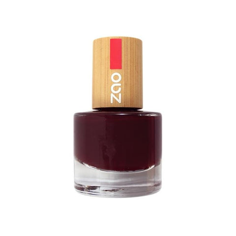 Vernis à ongles Bio - 659 Cerise noire- 8 ml - Zao Make-up - Boutique Pleine-Forme 