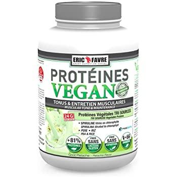 Eric Favre Protéines Vegan-  750g - Pistache - Boutique Pleine-Forme 