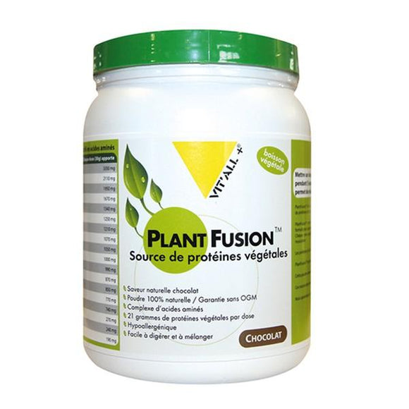 Plant Fusion Proteines Saveur chocolat - 450 g-Vit'all+ - Boutique Pleine-Forme 