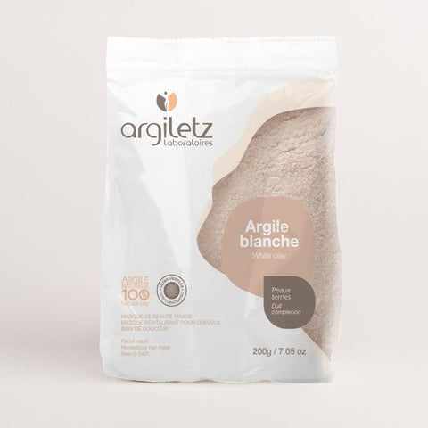 Argile blanche ultra ventilée- 200g- Argiletz - Boutique Pleine-Forme 