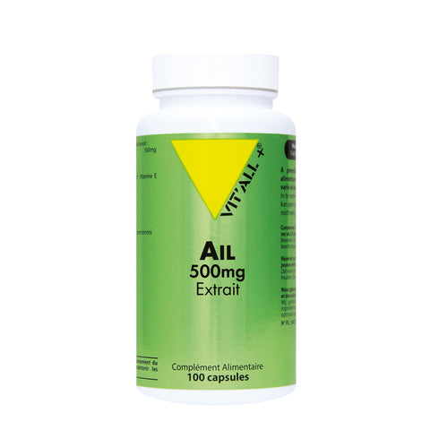 Ail, extrait-500mg-100 capsules-Vit'all+