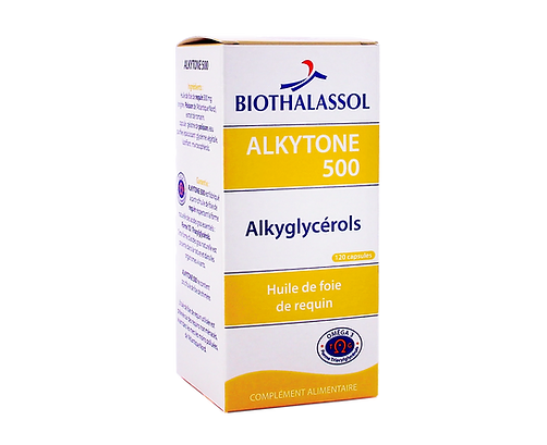 Alkytone 500-huile de foie de Requin-120 capsules-Biothalassol