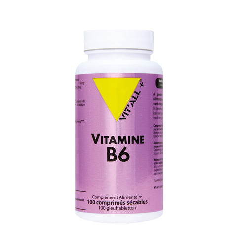 Vitamina B6-100 comprimidos-Vit'all+