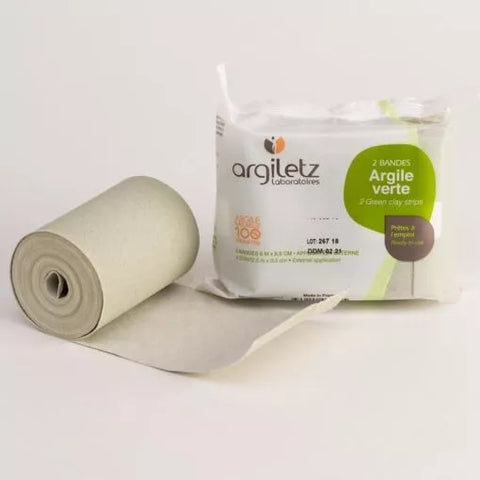 Biodegradable green clay strips-x2-Argiletz