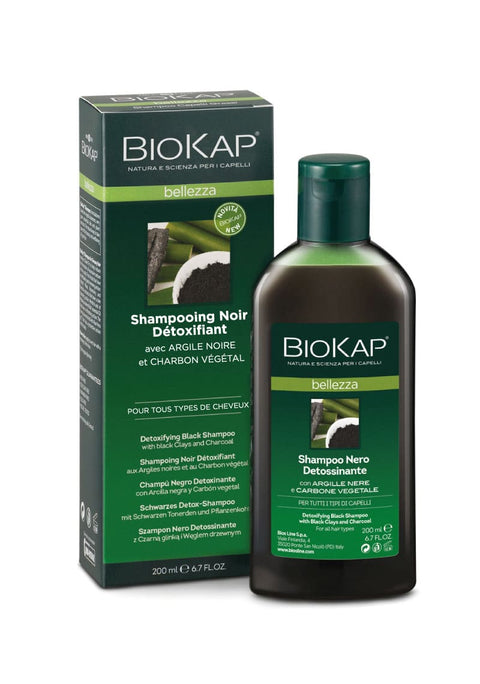 Black Detoxifying Beauty Shampoo-200ml-Biokap