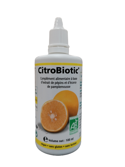 CitroBiotic®-extrait de pépins et d'écorce de Pamplemousse bio
