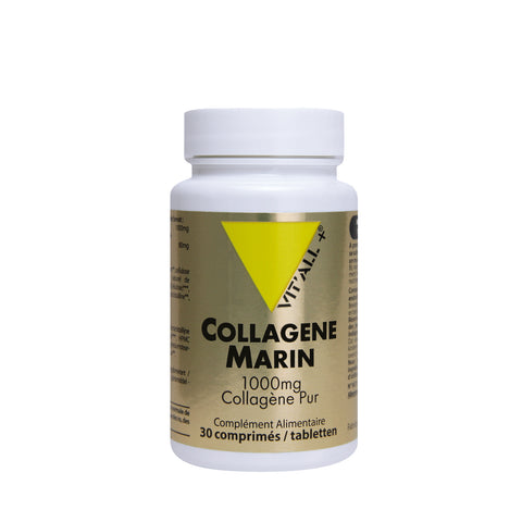 Colágeno Marino Puro 1000mg- 30 comprimidos-Vit'all+