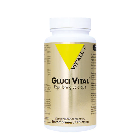 Gluci Vital-60 vegetable capsules-Vit'all+