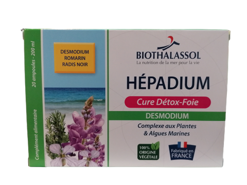 Hépadium-20 ampoules-Biothalassol