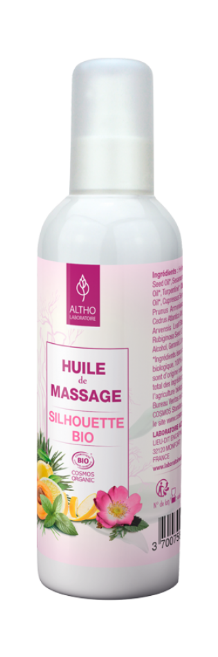 Organic "silhouette" massage oil-200ml-Altho