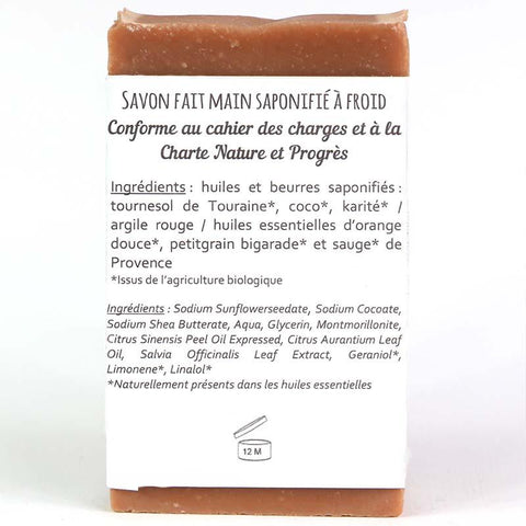 savon solide Savon Sauge-agrumes-100g-Le moulin à savon - Boutique Pleine-Forme 