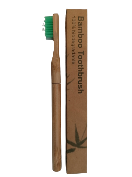 Eco-Friendly Bamboo Toothbrush with Rechargeable Head-Full Shape