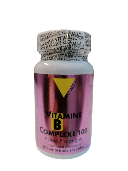 Vitamine B Complexe 100-30 comprimés-Vit'all+