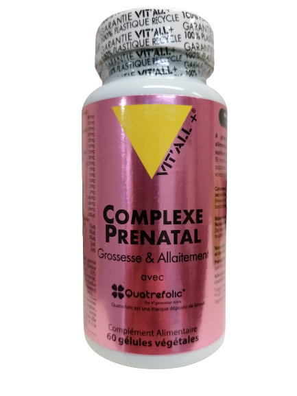 Complejo Prenatal con Ácido Fólico-60 cápsulas-Vit'all+