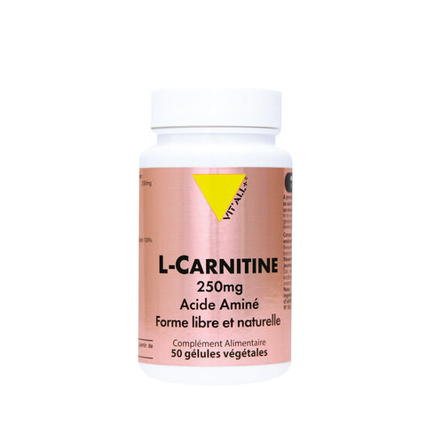 L-carnitina 250mg-50 cápsulas-Vit'all+