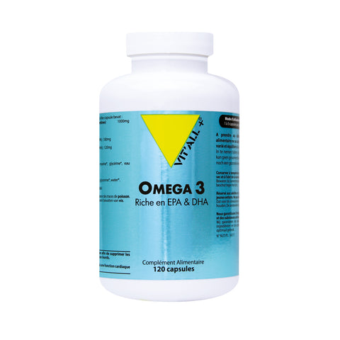 Omega 3-1000mg-120 capsules-Vit'all+