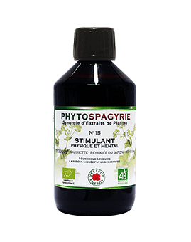 1. Phytospagyrie N°15 Stimulant physique et mental - Boutique Pleine-Forme