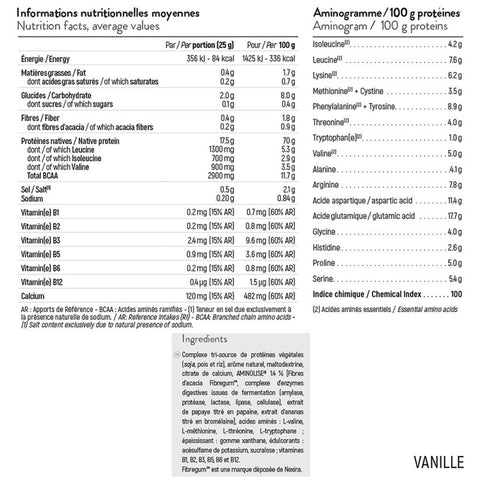 Protein vegetable-vanilla-750g-STC Nutrition 