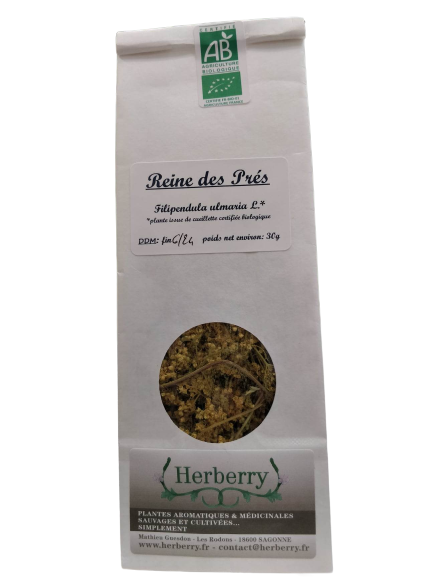 Organic Meadowsweet for herbal teas-30g-Herberry
