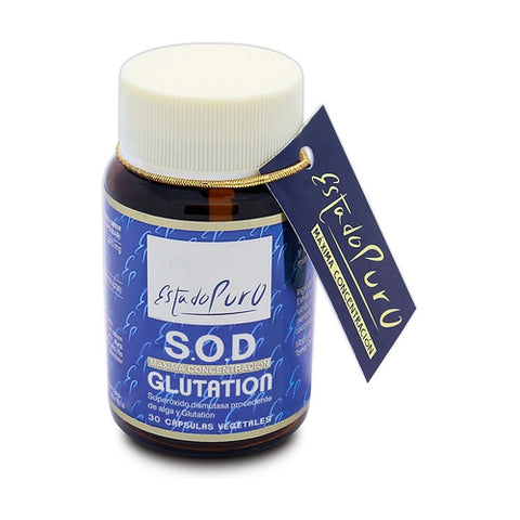SOD Glutathione- 30 vegetable capsules-Pure Essence