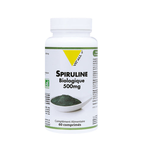 Espirulina orgánica-500mg-60 o 300 comprimidos-Vit'all+