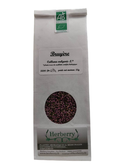 Organic Heather Herbal Tea-35g-Herberry
