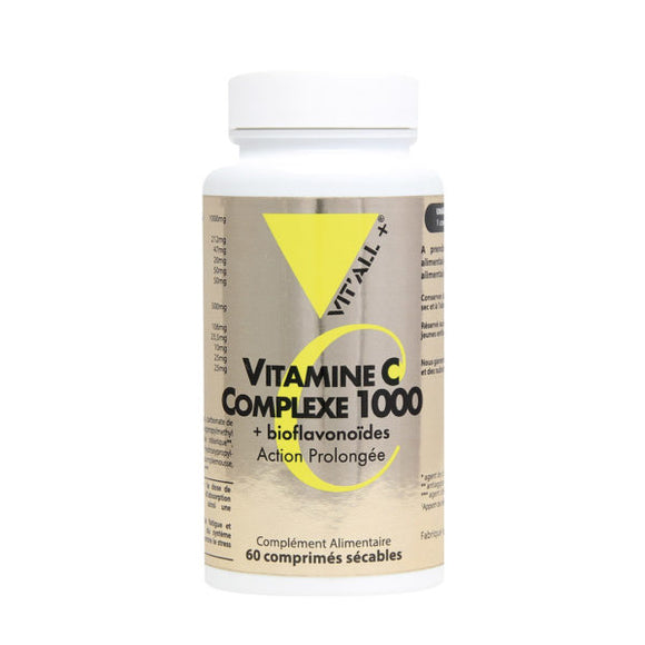 Vitamine C 1000 Action Prolongée-30 comprimés-Vit'all+