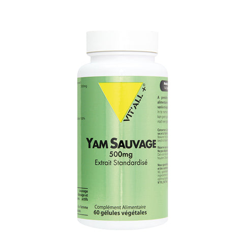 Yam Sauvage 500 mg Extrait - 60 gélules-Vit'all+ - [shop_name1. Phytospagyrie N°15  Stimulant physique et mental -300ml-Vecteur energy]