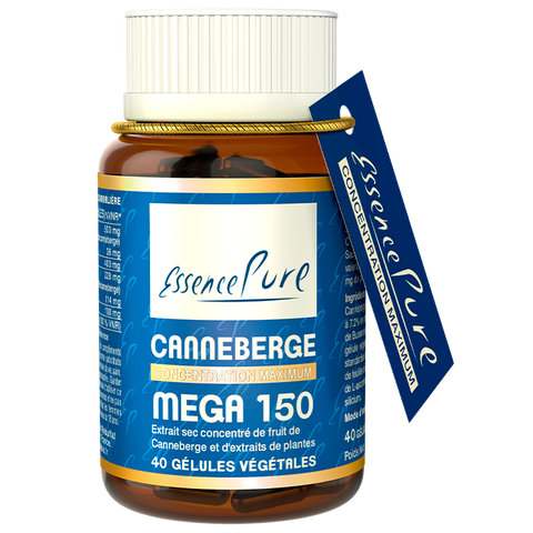 Canneberge 120 PACs - 40 gélules - Essence Pure
