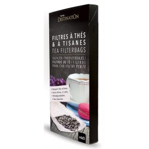 Unbleached Biodegradable Tea Filters - 40 Filters - Destination
