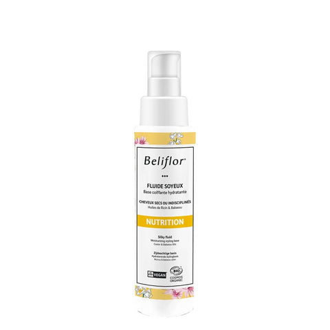 Fluide soyeux nutrition cheveux secs Bio -125 ml-Beliflor
