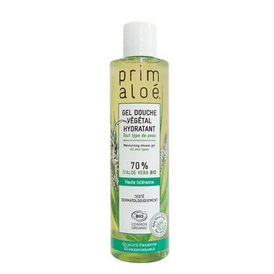 Moisturizing plant-based shower gel Aloe Vera 70% ORGANIC-250ml-Prim aloe
